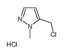 5-(Chloromethyl)-1-methyl-1H-pyrazole hydrochloride (1:1)