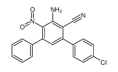 2-amino-6-(4-chlorophenyl)-3-nitro-4-phenylbenzonitrile