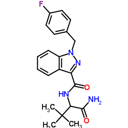 N-[1-(Aminocarbonyl)-2,2-dimethylpropyl]-1-[(4-fluorophenyl)methyl]-1H-indazole-3-carboxamide