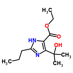 4-(1-hydroxy-1-methylethyl)-2-propyl-1h-imidazole-5-carboxylic acid ethyl ester Cas:144689-93-0 第1张
