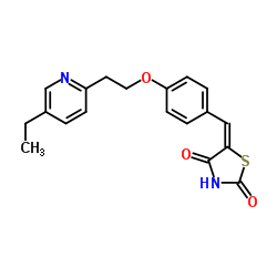 5-{4-[2-(5-Ethyl-2-pyridinyl)ethoxyl]benzyldene}-2,4-thiazolidinedione CAS:144809-28-9 manufacturer price 第1张