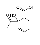 6-acetyl-6-hydroxy-4-methylcyclohexa-2,4-diene-1-carboxylic acid