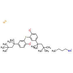 2,2'-Thiobis(4-tert-octylphenolato)-n-butylamine nickel(II)