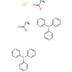 Diacetatobis(triphenylphosphine)palladium(II) Cas:14588-08-0 第1张