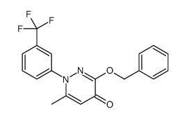 6-methyl-3-phenylmethoxy-1-[3-(trifluoromethyl)phenyl]pyridazin-4-one