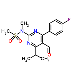 4-(4-Fluorophenyl)-6-isopropyl-2-[(N-methyl-N-methylsulfonyl)amino]pyrimidinyl-5-yl-formyl Cas:147118-37-4 第1张