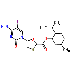 [1R-[1(2S*,5R*),2beta,5alpha]]-5-(4-Amino-5-fluoro-2-oxo-1(2H)-pyrimidinyl)-1,3-oxathiolane-2-carboxylic Acid 5-methyl-2-(1-methylethyl)cyclohexyl Ester CAS:147126-75-8 manufacturer price 第1张