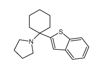 1-[1-(1-Benzothiophen-2-yl)cyclohexyl]pyrrolidine