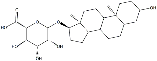 (3alpha,5alpha,17beta)-3-Hydroxyandrostan-17-yl D-glucopyranosiduronic acid