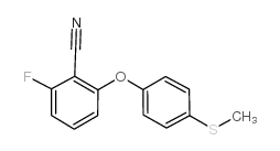 2-Fluoro-6-[4-(methylthio)phenoxy]benzonitrile