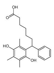 7-(2,5-dihydroxy-3,4,6-trimethylphenyl)-7-phenylheptanoic acid