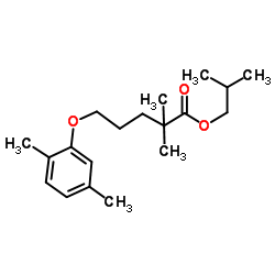 Isobutyl 2,2-dimethyl-5-(2,5-xylyloxy)valerate CAS:149105-26-0 第1张