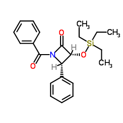 (3R,4S)-1-benzoyl-4-phenyl-3-triethylsilyloxyazetidin-2-one Cas:149249-91-2 第1张