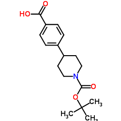 4-(4-Carboxy-phenyl)-piperidine-1-carboxylic acid tert-butyl ester CAS:149353-75-3 第1张