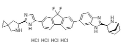 6-(7-(2-((S)-5-azaspiro[2.4]heptan-6-yl)-1H-imidazol-5-yl)-9,9-difluoro-9H-fluoren-2-yl)-2-((1R,3S,4S)-2-azabicyclo[2.2.1]heptan-3-yl)-1H-benzo[d]imidazole tetrahydrochloride