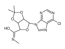 1-(6-Chloro-9H-purin-9-yl)-1-deoxy-N-methyl-2,3-O-isopropylidene-beta-D-ribofuranuronamide