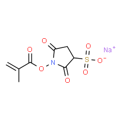 2-Methyl-2-propenoic acid 2,5-dioxo-3-sulfo-1-pyrrolidinyl ester sodium salt (1:1)