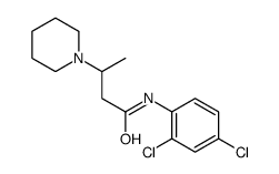 N-(2,4-dichlorophenyl)-3-piperidin-1-ylbutanamide