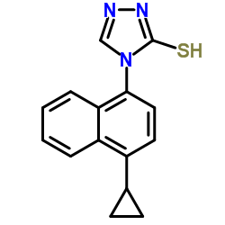 4-(4-cyclopropylnaphthalen-1-yl)-1H-1,2,4-triazole-5(4H)-thione Cas:1533519-84-4 第1张