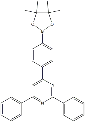 2,4-diphenyl-6-[4-(4,4,5,5-tetramethyl-1,3,2-dioxaborolan-2-yl)phenyl]-Pyrimidine Cas:1536209-84-3 第1张