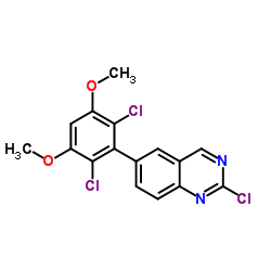 2-chloro-6-(2,6-dichloro-3,5-dimethoxyphenyl)quinazoline Cas:1538605-06-9 第1张
