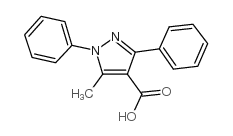 5-methyl-1,3-diphenylpyrazole-4-carboxylic acid