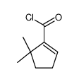 5,5-dimethylcyclopentene-1-carbonyl chloride