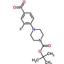 tert-Butyl 4-(2-fluoro-4-nitrophenyl)piperazine-1-carboxylate