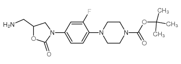 4-[4-[5-(Aminomethyl)-2-oxo-3-oxazolidinyl]-2-fluorophenyl]-1-piperazinecarboxylic acid tert-butyl ester