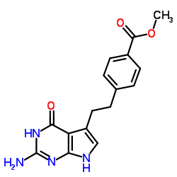 4-[2-(2-Amino-4,7-dihydro-4-oxo-1H-pyrrolo[2,3-d]pyrimidin-5-yl)ethyl]benzoic Acid Methyl Ester CAS:155405-80-4 manufacturer price 第1张