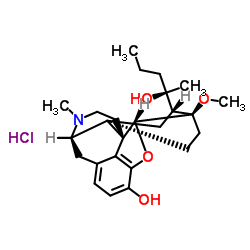 (5α,18R)-18-[(2R)-2-Hydroxy-2-pentanyl]-6-methoxy-17-methyl-18,19 -dihydro-4,5-epoxy-6,14-ethenomorphinan-3-ol hydrochloride (1:1)