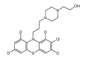 2-[4-[3-(2-chloro-1,4,6,9-tetradeuteriophenothiazin-10-yl)propyl]piperazin-1-yl]ethanol