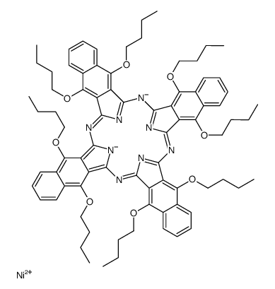 Nickel(II)-5,9,14,18,23,27,32,36-octabutoxy-2,3-naphthalocyanine