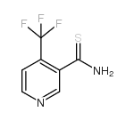 4-(trifluoromethyl)pyridine-3-carbothioamide