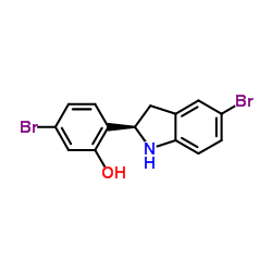 (R)-5-bromo-2-(5-bromoindolin-2-yl)phenol