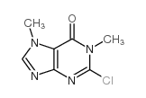 2-chloro-1,7-dimethylpurin-6-one