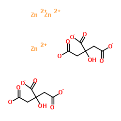 Zinc 2-hydroxy-1,2,3-propanetricarboxylate (3:2)