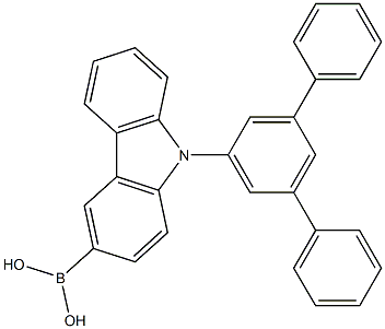 B-(9-[1,1':3',1'-Terphenyl]-5'-yl-9H-carbazol-3-yl)boronic acid CAS:1609267-51-7 第1张