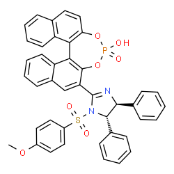 (S)-3-[1-(4-Methoxybenzenesulfonyl)-(4S,5S)-4,5-diphenyl-4,5-dihydro-1H-imidazol-2-yl]-1,1'-binaphthalene-2,2'-diyl Hydrogen Phosphate