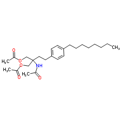 2-Acetoxymethyl-2-acetylamino-4-(4-octylphenyl)acetic Acid Butyl Ester Cas:162358-09-0 第1张