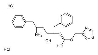 1,3-Thiazol-4-ylmethyl [(2S,3S,5S)-5-amino-3-hydroxy-1,6-diphenyl -2-hexanyl]carbamate dihydrochloride