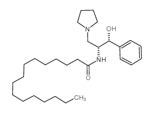 Hexadecanamide, N-[(1R,2R)-2-hydroxy-2-phenyl-1-(1-pyrrolidinylmethyl)ethyl]