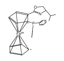 (S)-1-(Diphenylphosphino)-2-[(S)-4-isopropyloxazolin-2-yl]ferrocene Cas:163169-29-7 第1张