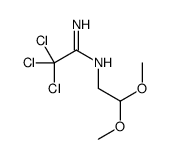 2,2,2-trichloro-N'-(2,2-dimethoxyethyl)ethanimidamide