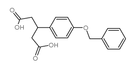 3-(4-phenylmethoxyphenyl)pentanedioic acid