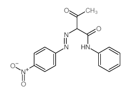 2-[(4-nitrophenyl)diazenyl]-3-oxo-N-phenylbutanamide