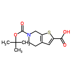 6-[(2-methylpropan-2-yl)oxycarbonyl]-5,7-dihydro-4H-thieno[2,3-c]pyridine-2-carboxylic acid