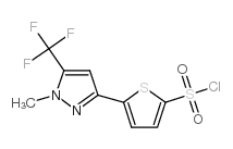 2-[1-Methyl-5-(trifluoromethyl)pyrazol-3-yl]-thiophene-5-sulfonyl chloride