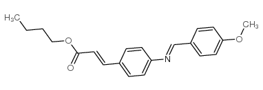 butyl 3-[4-[(4-methoxyphenyl)methylideneamino]phenyl]prop-2-enoate