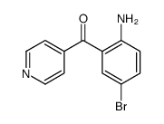 (2-amino-5-bromophenyl)-pyridin-4-ylmethanone CAS:1694-60-6 第1张